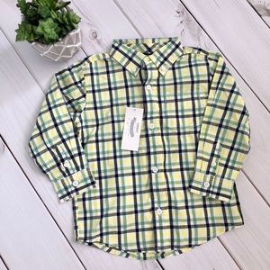 NEW Gymboree Plaid Shirt
